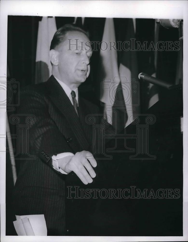 1958 Press Photo Hammarskgold - Historic Images