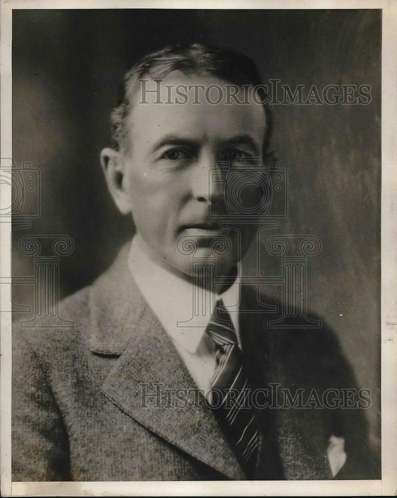 1931 Press Photo Frederick T. Ivy, V. P. Mallory Hat Company - Historic Images