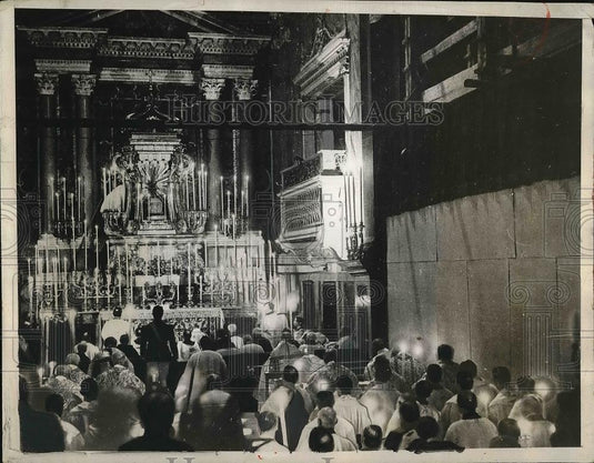 1933 Press Photo Good Friday in St. Peter's in Rome - Historic Images