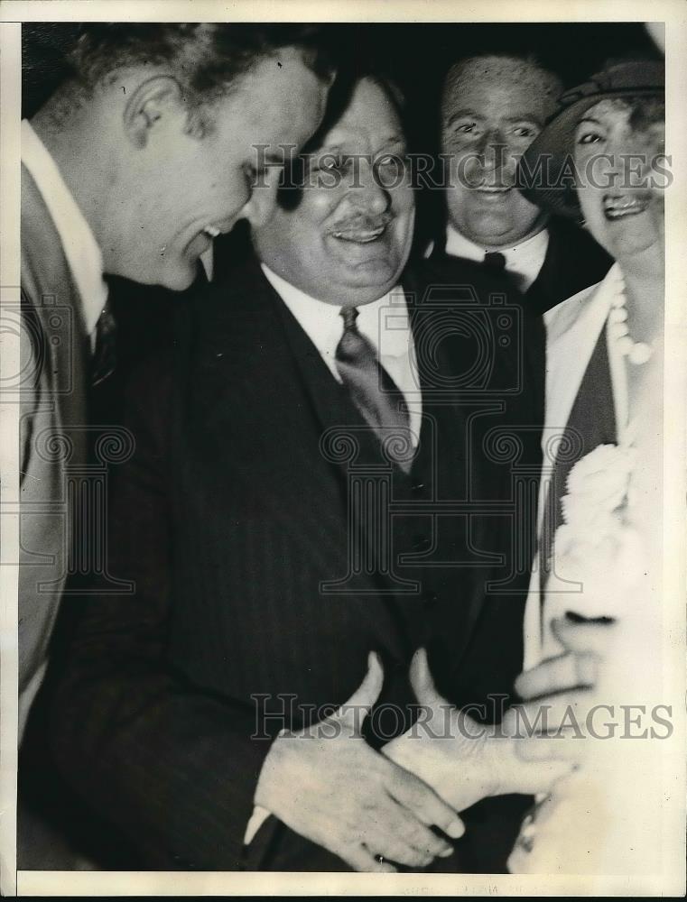 1933 Press Photo Harold Lauderback San Francisco district Judge - Historic Images