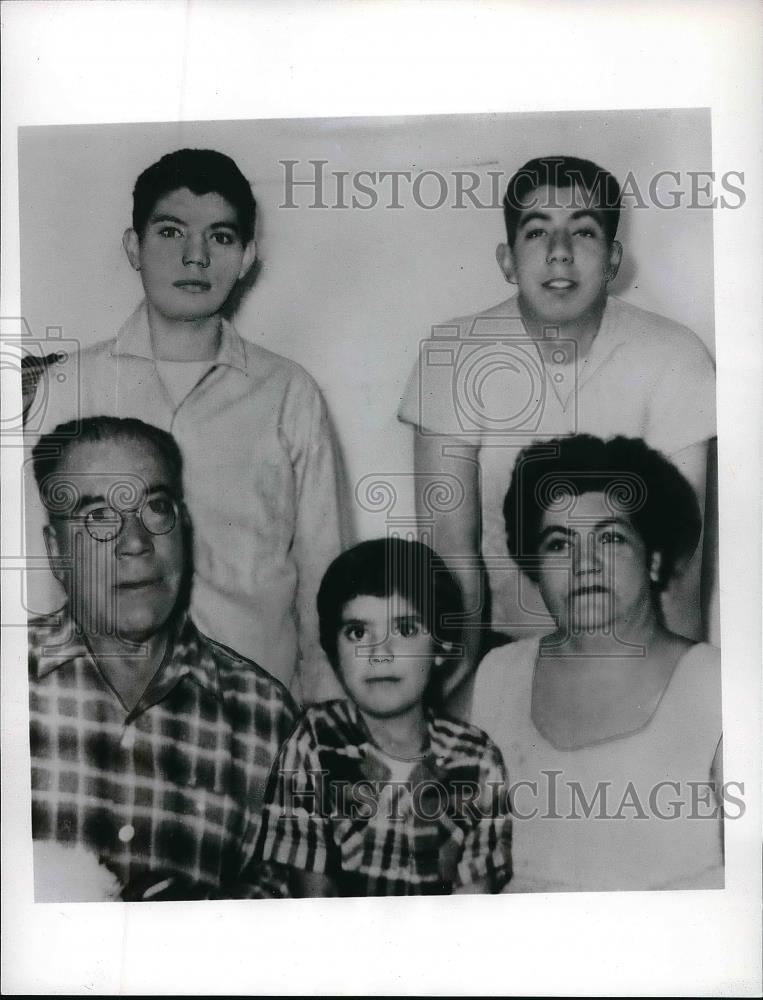 1963 Press Photo Mrs Sorocco Cazares With Son Frank Kidney Operation - neb18894 - Historic Images