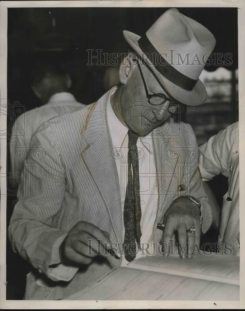 1936 Press Photo Newt Choate Tennessee Agriculture Training School - Historic Images