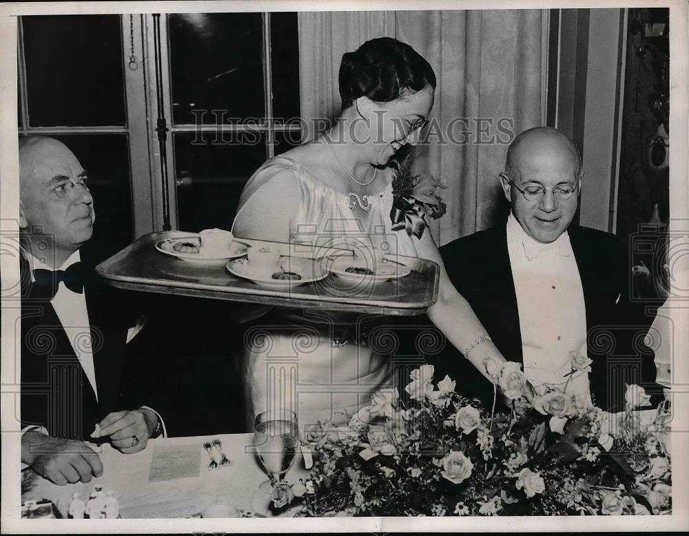 1937 Press Photo Hilda Salamoni Charles Margiotti Attorney General Pennsylvania - Historic Images