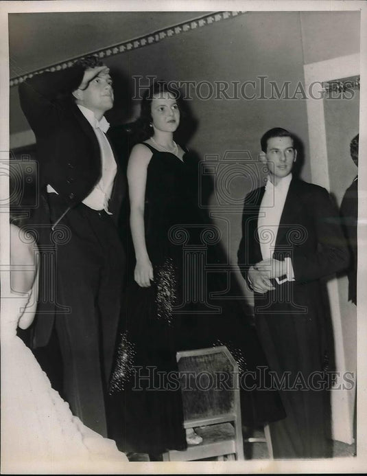1938 Press Photo Gethayn Heman; Rosette King; John Longden - Historic Images