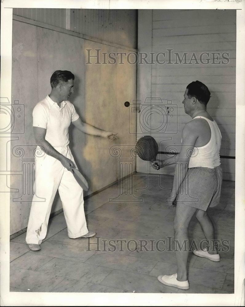 1941 Press Photo Vice President Henry Wallace, Sen. Allen Ellender - Historic Images