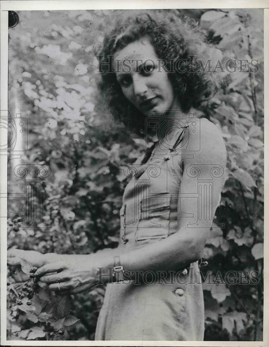 1941 Press Photo Mrs. Evelyn Dorothea Anderson, Victim of Jame Gatoe - Historic Images