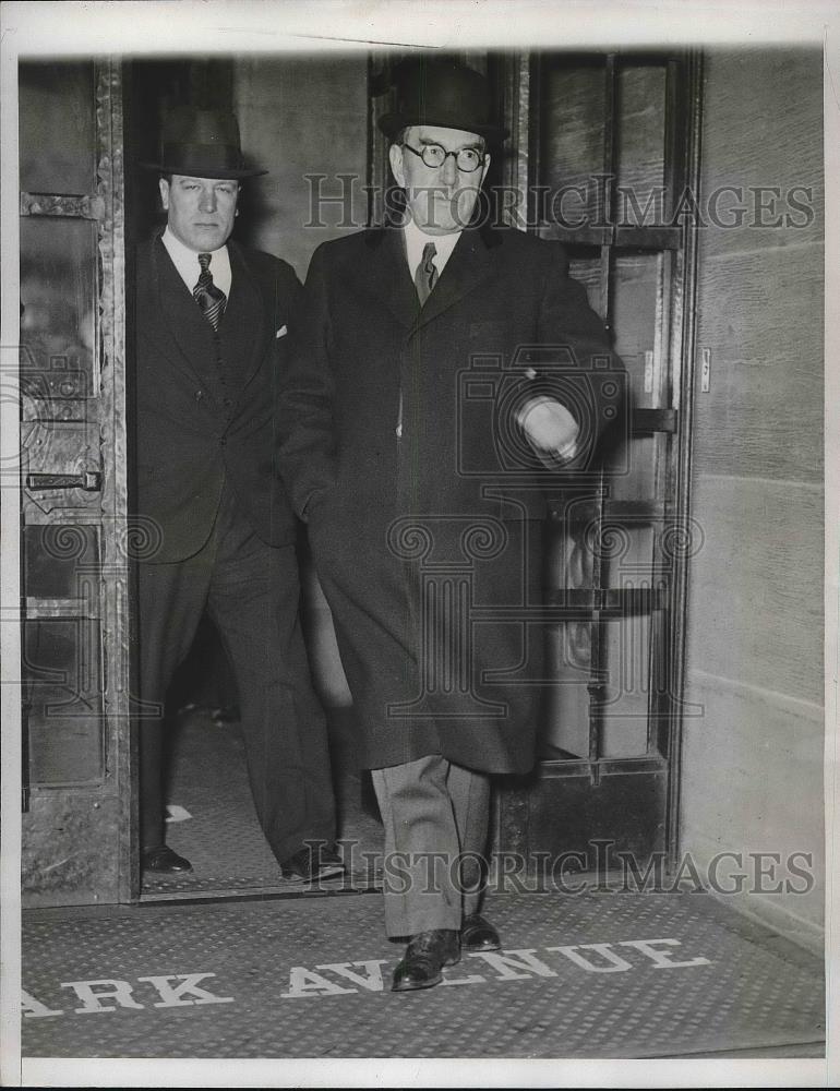 1933 Press Photo Morris S. Tremaine, State Controller of New York - Historic Images