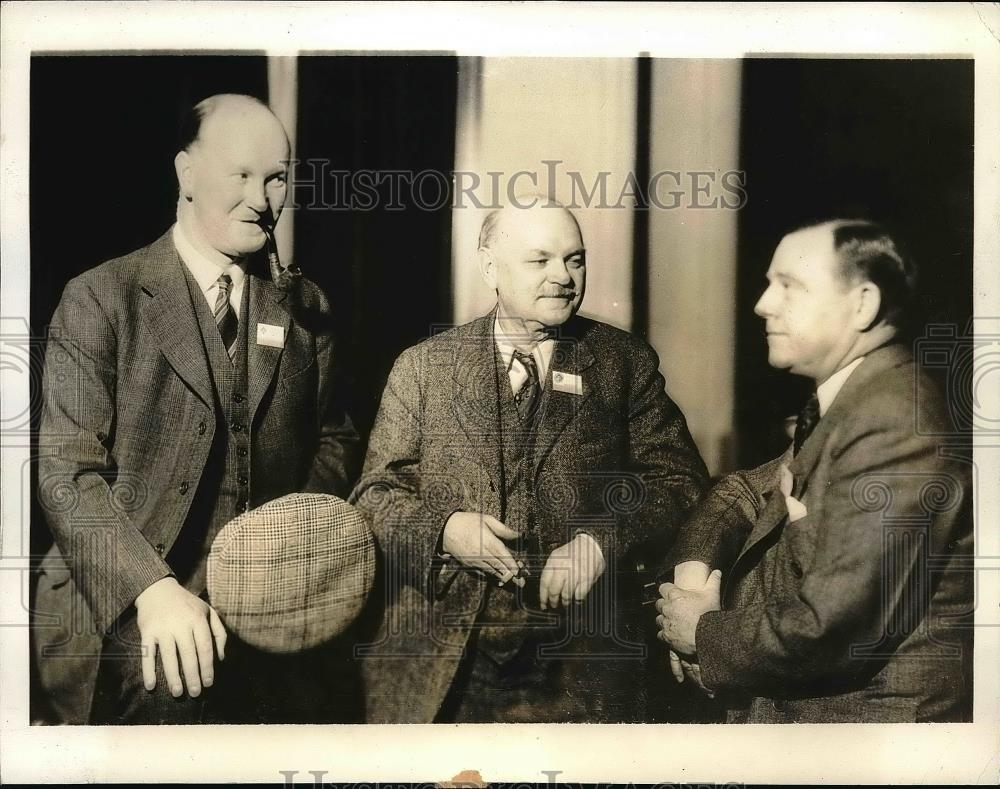 1937 Press Photo Dr. James Kenday, Dr. Claude Hudson - Historic Images