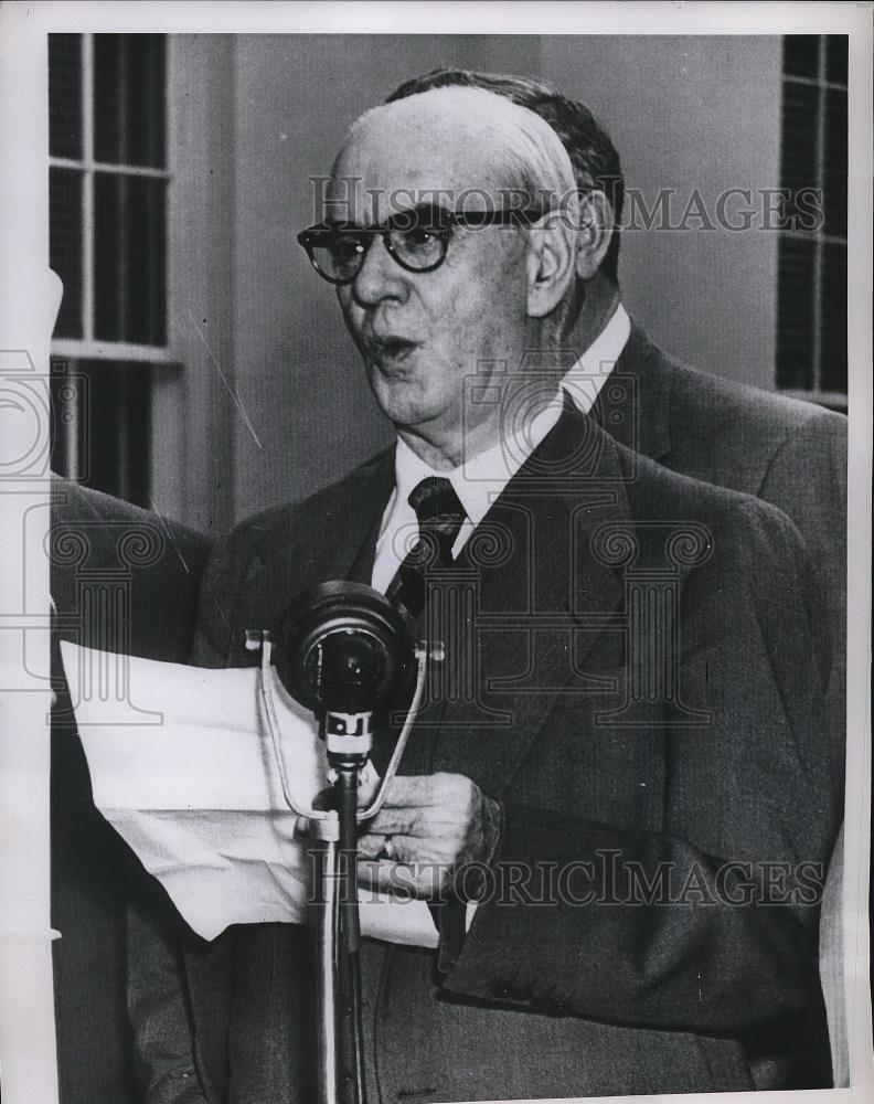 1952 Press Photo President Philip Murray of the CIO &amp; United Steelworkers Union - Historic Images