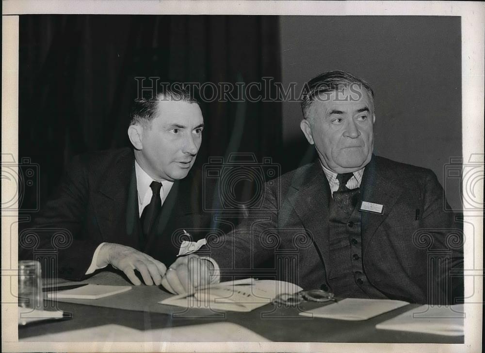 1939 Press Photo James Stalhman President Newspaper Publisher Association - Historic Images