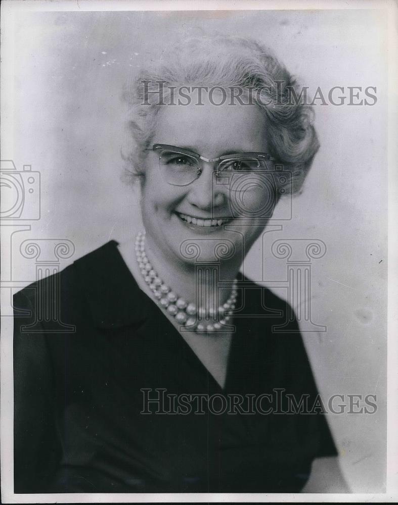 1963 Press Photo Mrs. Dorothy Elston President Of National Federation Of Women - Historic Images