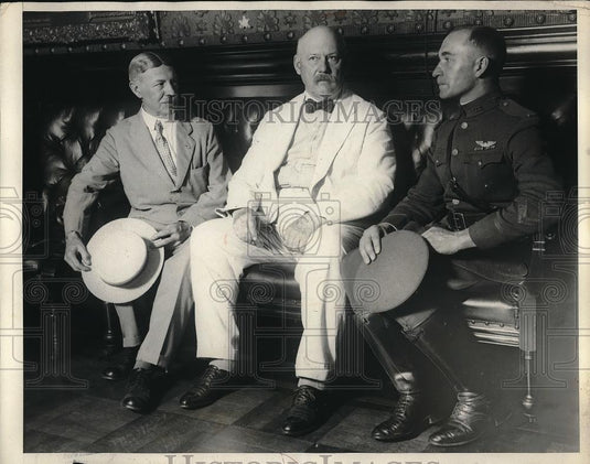 1924 Press Photo Lt Russell Maughan & General MM Patrick - neb22322 - Historic Images