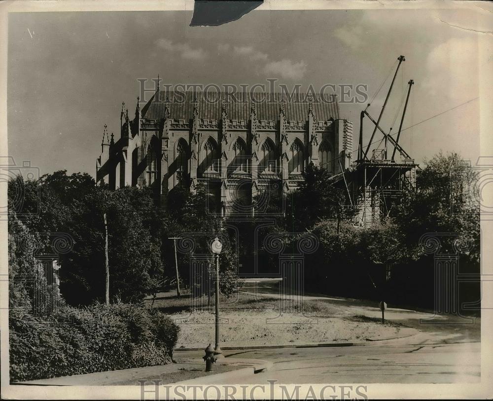 1930 Press Photo Washington Cathedral Capital Apse New Construction - neb21907 - Historic Images