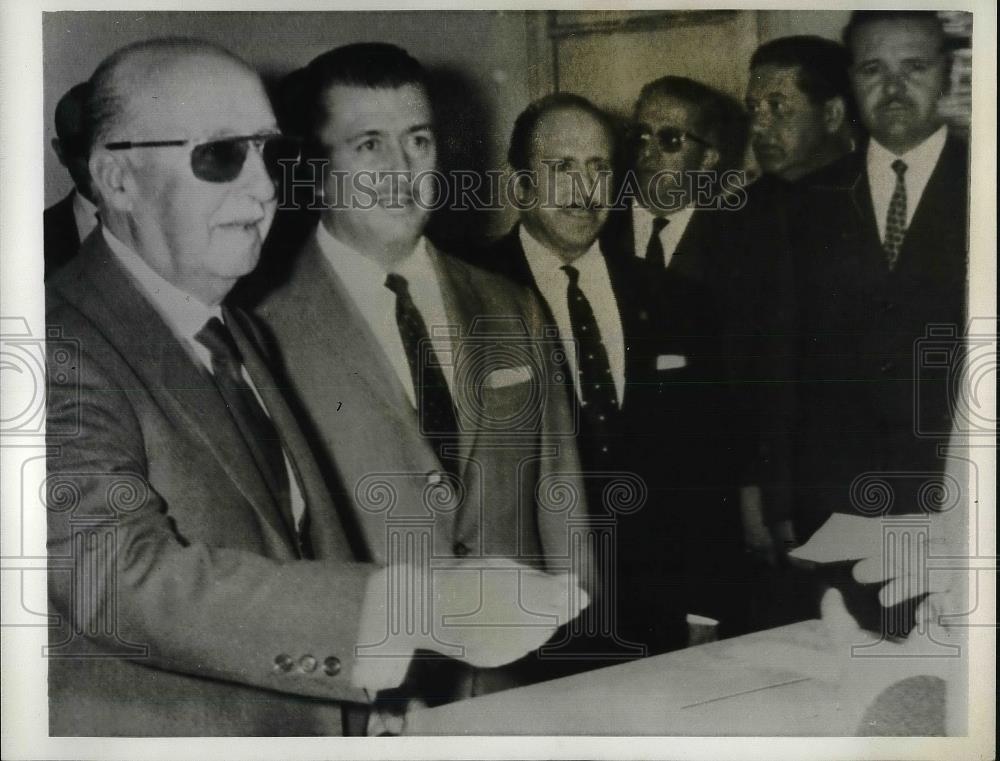 1967 Press Photo Generalissimo Francisco Franco Spanish Chief of State - Historic Images