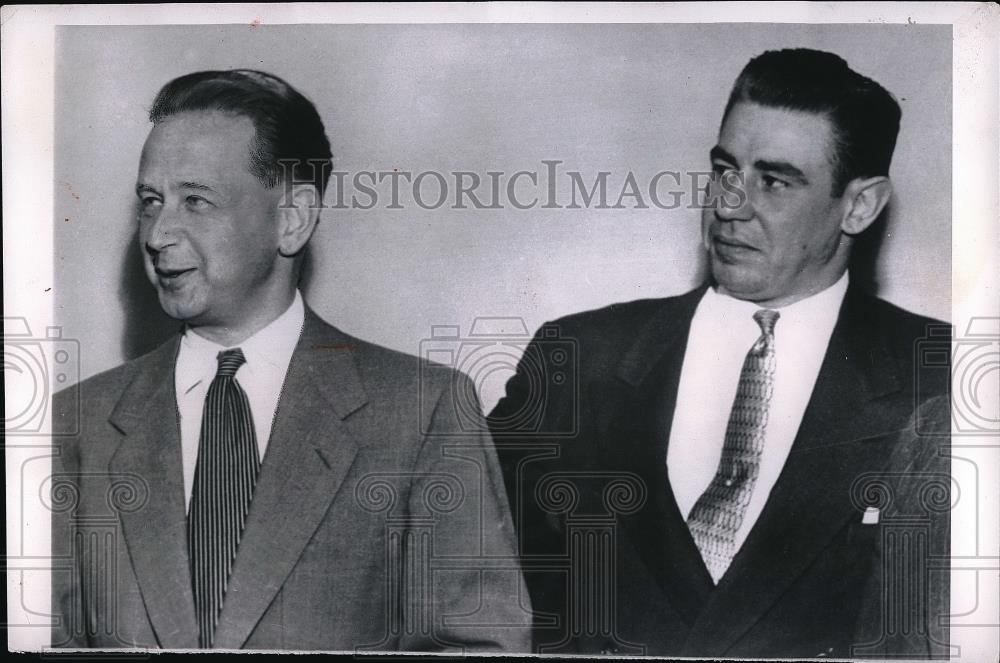 1955 Press Photo Sec. Gen. of UN Dag Hammerskjold, William J. Ranallo - Historic Images