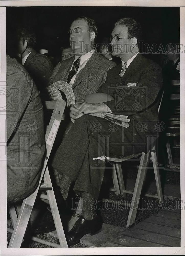 1938 Press Photo Supreme Court Justice Ferdinand Pecora, Justice S. Cotillio - Historic Images