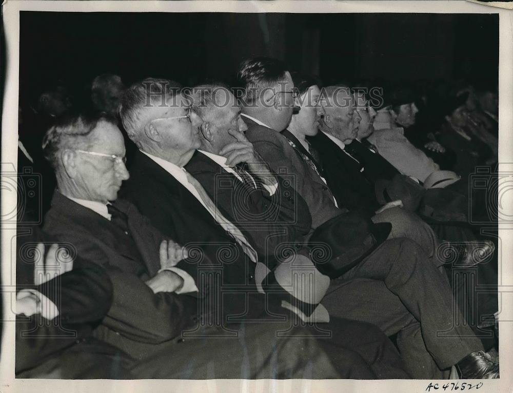 1938 Press Photo Federal Farm program delegates in D.C. for Pope-McGill bill - Historic Images