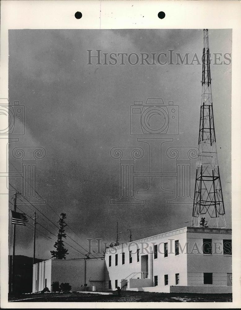 1956 Press Photo New Tool Building For Alaska Terminal For Submarine Cable - Historic Images