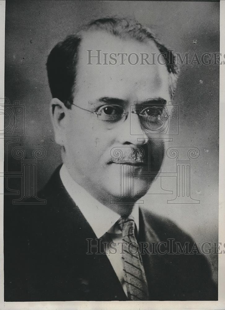 1933 Press Photo WT Markham of Kansas State School Ordered To Turn Over Records - Historic Images