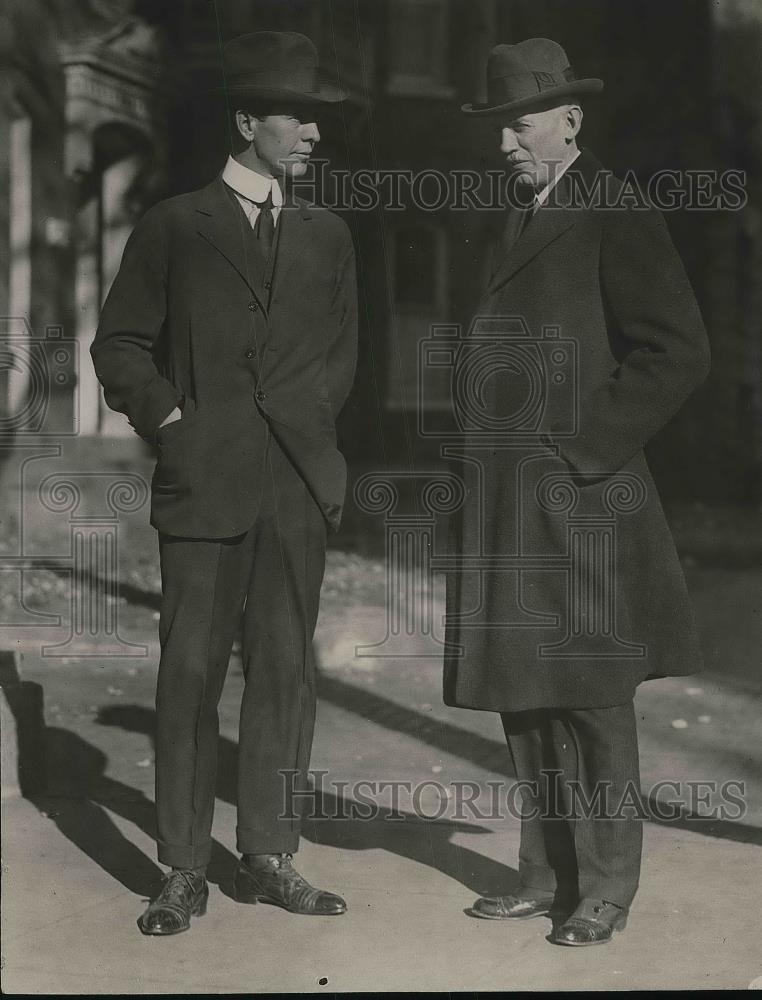 1921 Press Photo Breckinridge Long Asst. Secretary Of State &amp; Dr. Esteban Borges - Historic Images