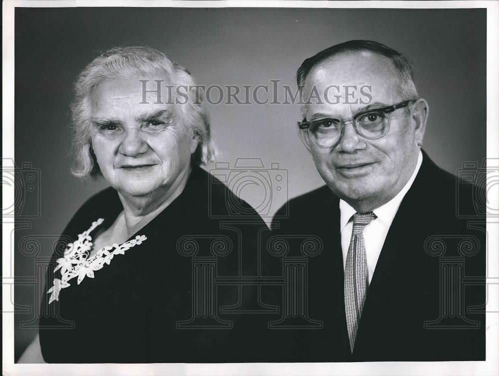 1962 Press Photo Golden Wedding Anniversary Michael Nudelman - neb17956 - Historic Images