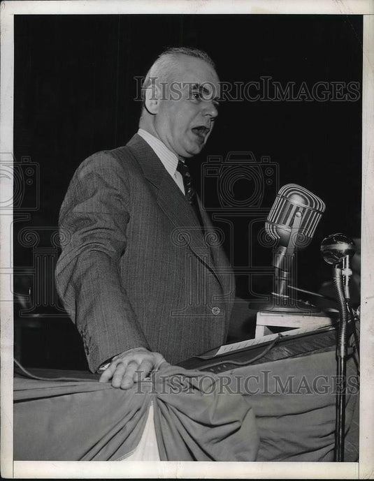 1941 Press Photo President of CIO & United Steelworkers Union Phillip Murray - Historic Images
