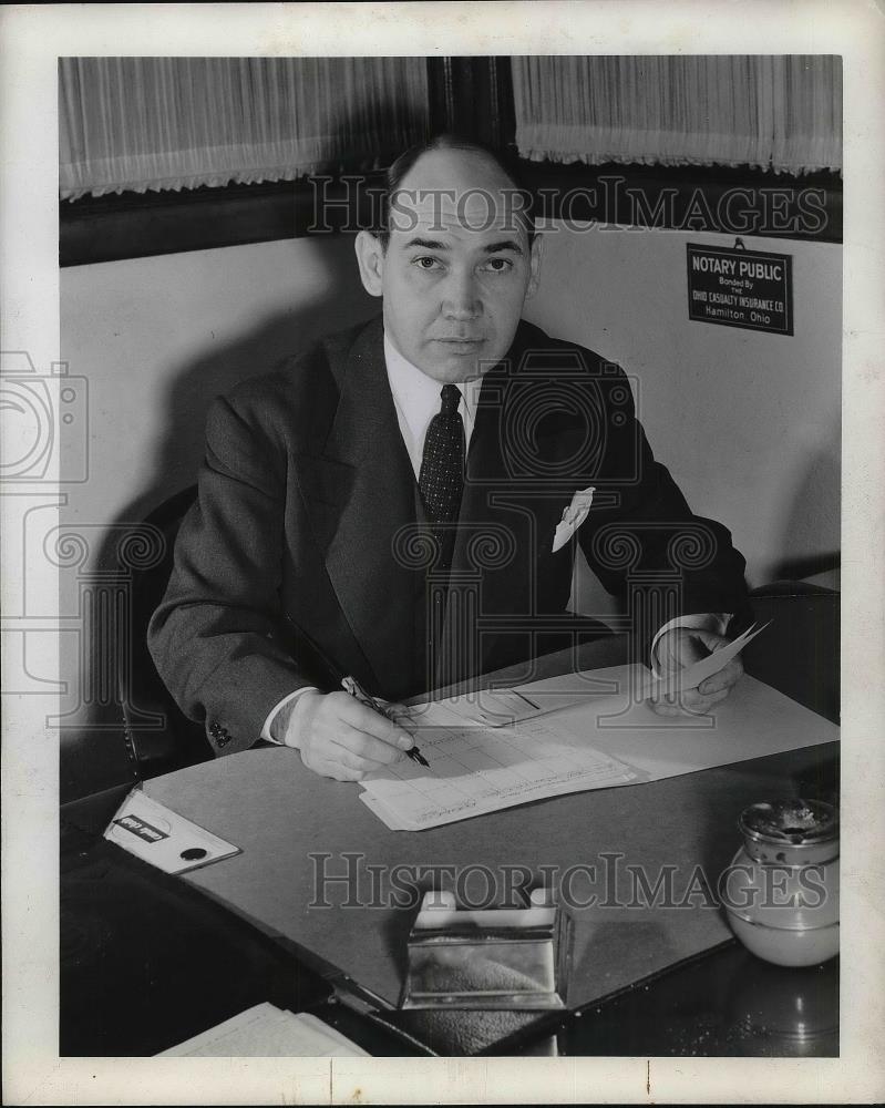 1944 Press Photo Rees Roberts, Sales Manager - neb24129 - Historic Images