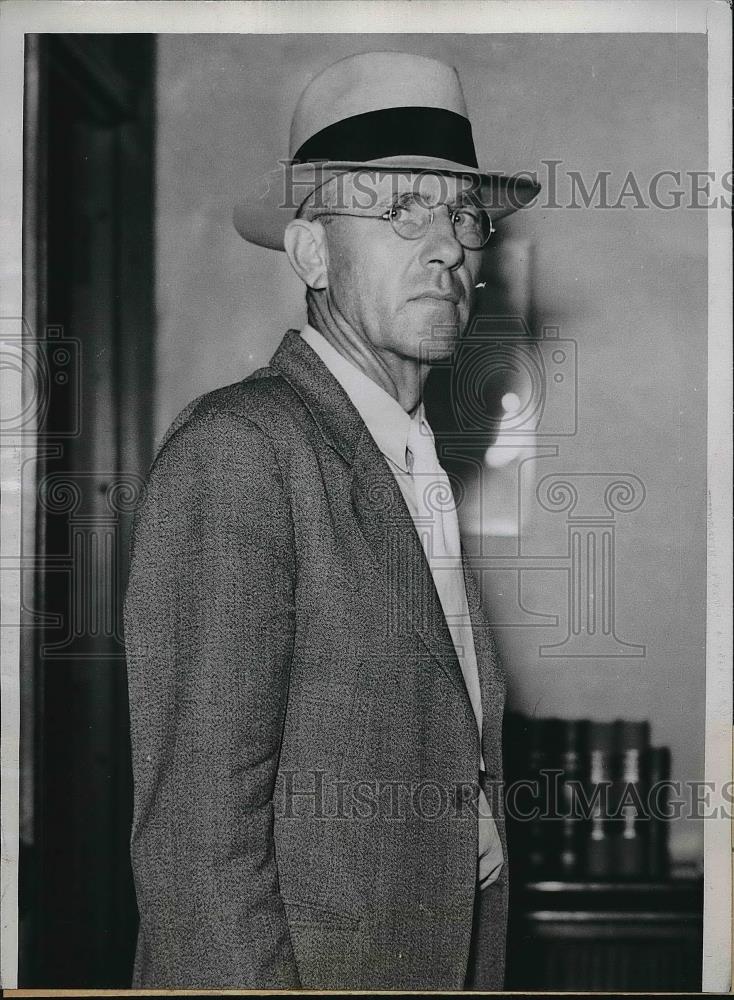 1935 Press Photo J.Andy Zenge, Father of the suspect in Prof.J.Bauer murder case - Historic Images