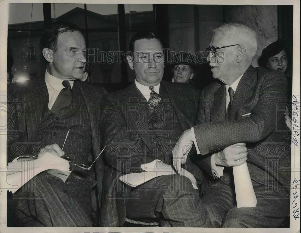 1940 Press Photo Steel Executives at Monopoly Committee Meeting - neb02216 - Historic Images