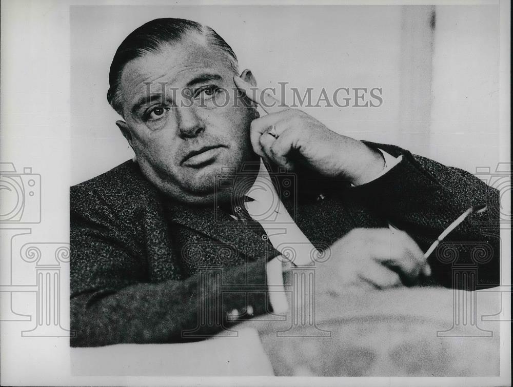 1961 Press Photo Paul Hill Secretary of Anti Violence League - neb21096 - Historic Images