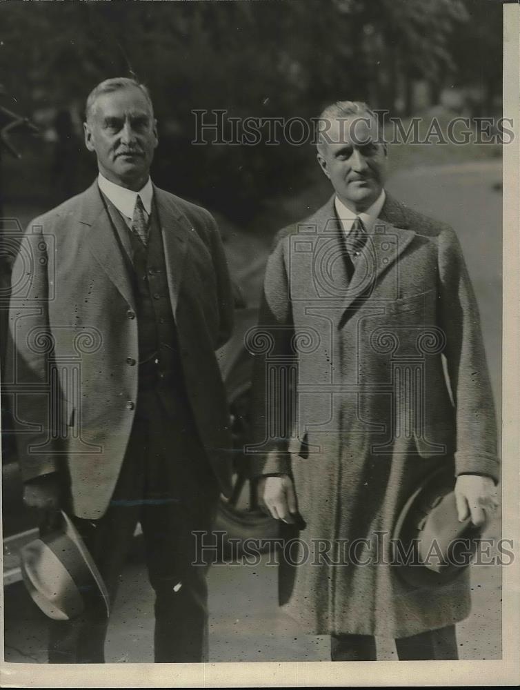 1923 Press Photo Henry Heinz of Heinz 57 &amp; Senator Pepper - neb22192 - Historic Images