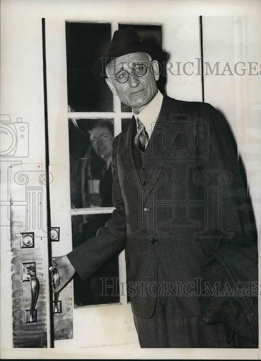 1938 Press Photo Dr. Arthur E. Morgan, Chairman of Tennessee Valley Authority - Historic Images