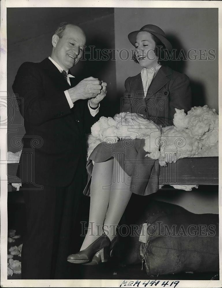 1938 Press Photo King and Queen of Memphis Cotton Carnival - nea61723 - Historic Images