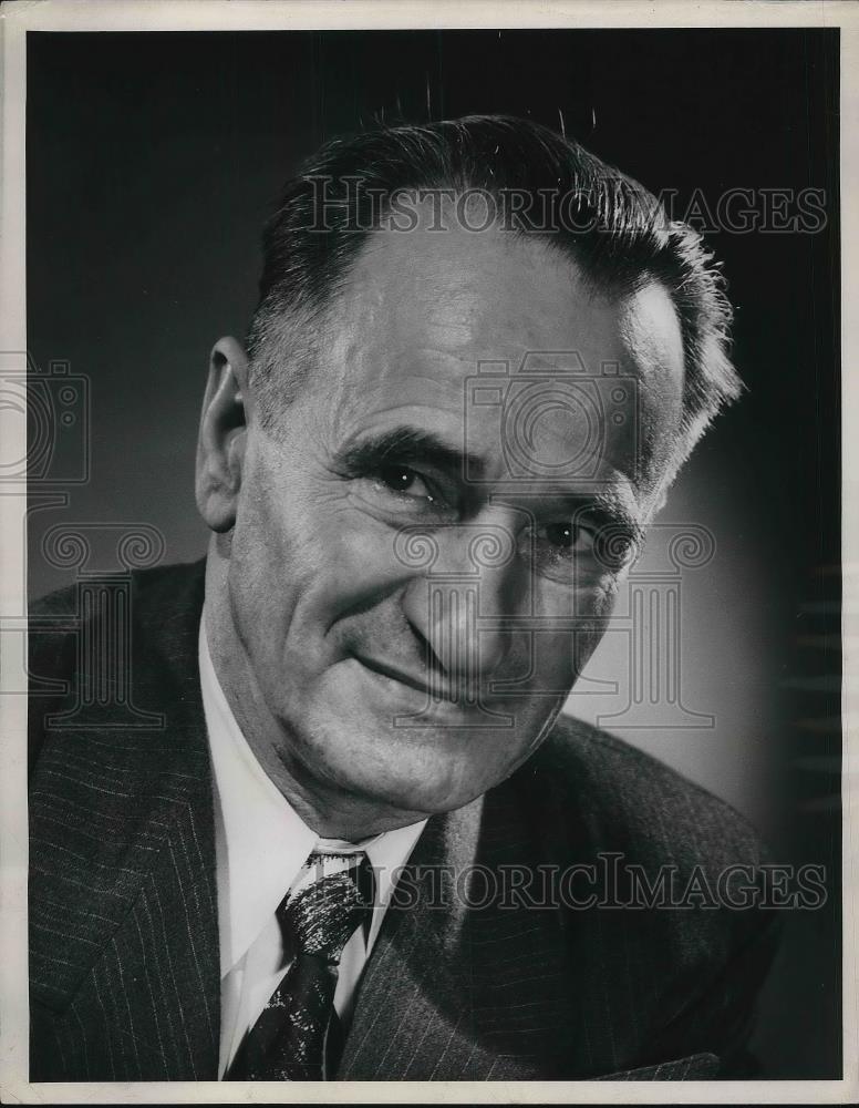 1950 Press Photo John Clark head of Mine, Mill and Smelter workers - Historic Images