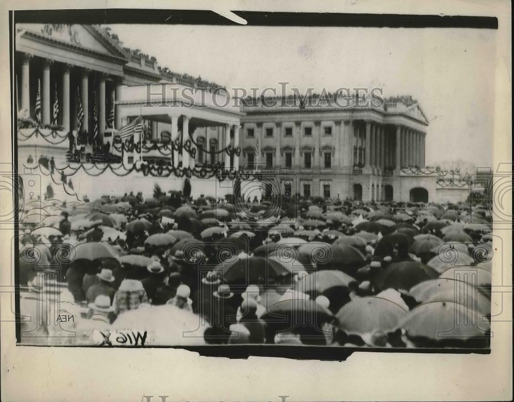 1929 Press Photo Inauguration of Pres. H. Hoover - neb08454 - Historic Images