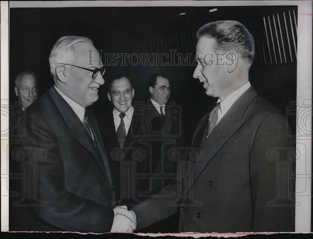 1953 Press Photo United Nations Secretary General Dag Hammarskjold - neb15651 - Historic Images