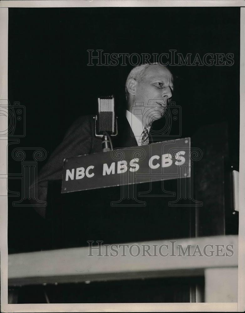 1936 Press Photo Albert Rosenheim Speaks At Republican National Convention - Historic Images