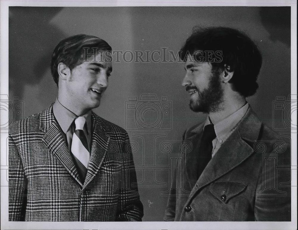 Press Photo Gary Johnson, Dan Stolle, Youth Director, Messiah Lutheran Church - Historic Images