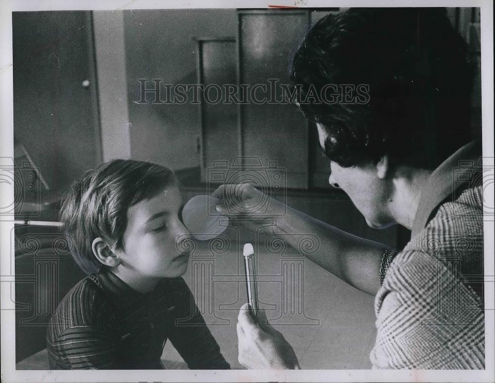 1967 Press Photo Lori Ann Staonica, Mrs. Thomas Pollard, Pres. Jr. Women&#39;s Club - Historic Images