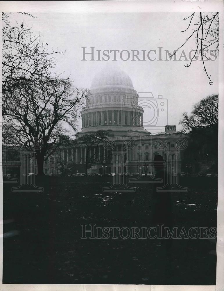 1946 Press Photo Washington D.C. Capitol Dome 80th Congress - Historic Images