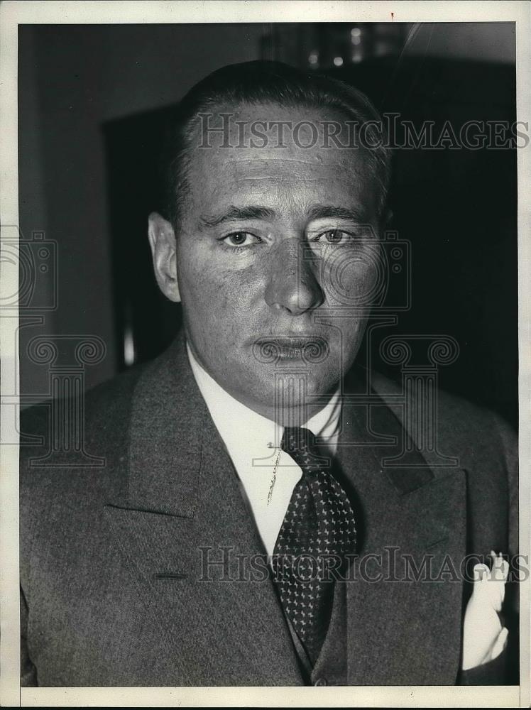 1936 Press Photo Sec. Of Treasury Wayne Chatfield Taylor - Historic Images