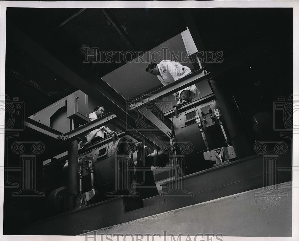 1953 Press Photo View of Westinghouse Dynamometers - Historic Images