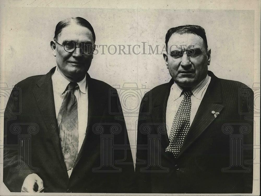 1926 Press Photo T.V.O&#39;Conner, chair of US Shipping Board &amp; Sgt Michel Doualdson - Historic Images
