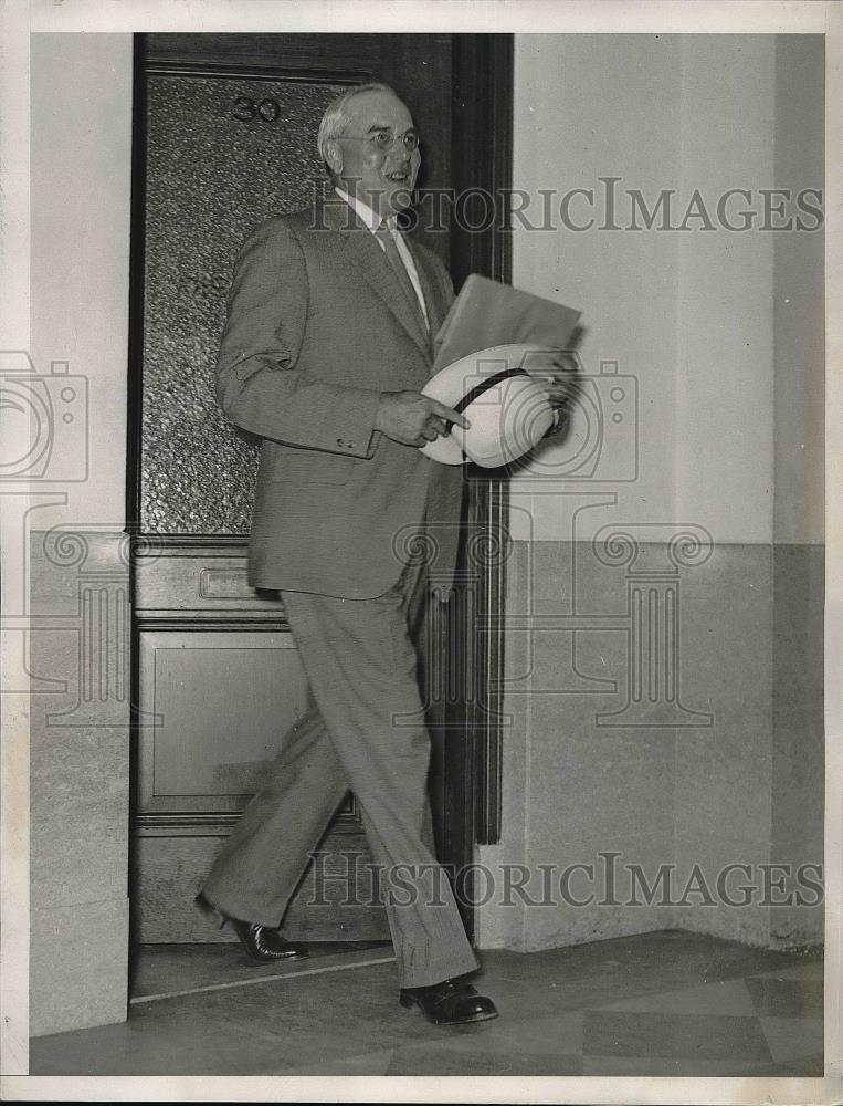 1933 Press Photo Dr AW Meyers Stanford Anatomist Testifies At Trial - Historic Images