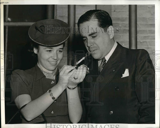 1939 Press Photo Governor & Mrs Ernani Amaral Peizote of Rio de Janiere - Historic Images