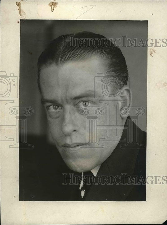 1924 Press Photo Melville Smart Foreman Of Engraving Department Of NEA Coast - Historic Images