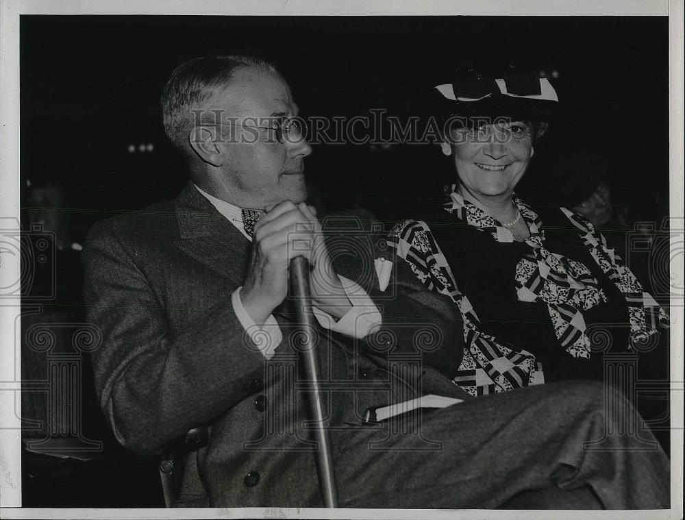 1936 Press Photo Albert Gallatin Simms Republican National Committee - Historic Images