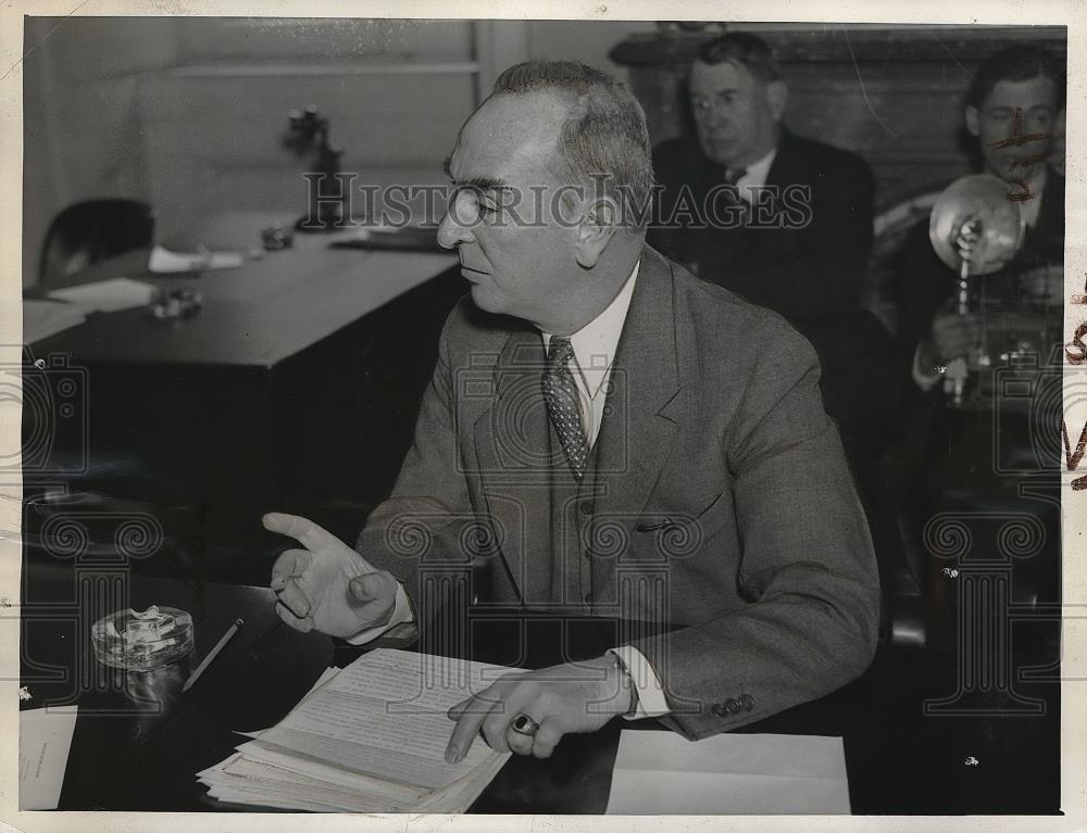 1937 Press Photo Delegate Samuel W. King - Historic Images