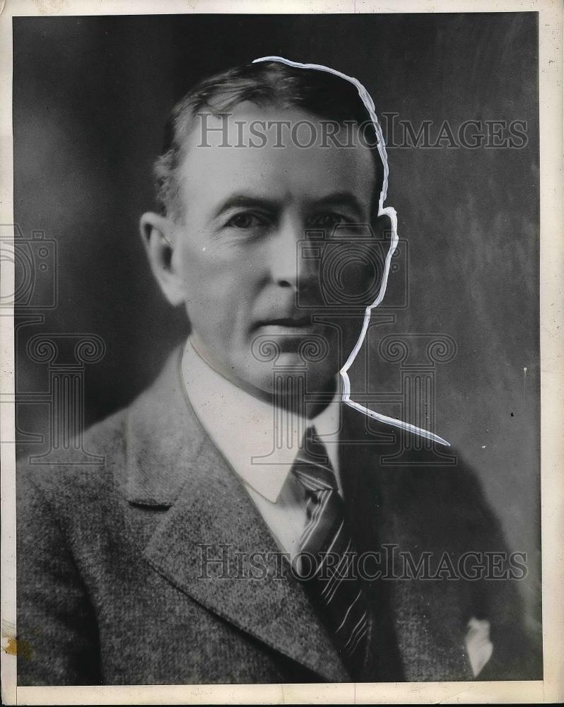 1931 Press Photo Frederick T. Jay, General Manager, Vice President, Mallory Hat - Historic Images