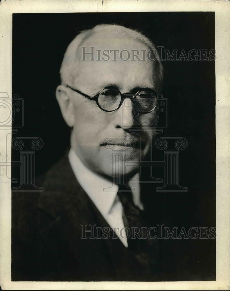 1932 Press Photo Author of &quot;So a Leader Came&quot; Frederick Palmer - Historic Images